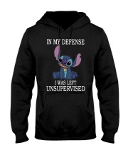 In my defense I was left unsupervised stitch Hooded Sweatshirt thumbnail