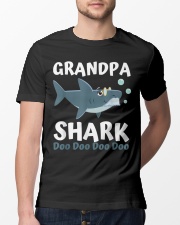 Grandpa Shark - Gift For Grandpa Classic T-Shirt lifestyle-mens-crewneck-front-13