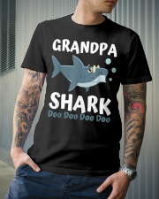 Grandpa Shark - Gift For Grandpa Classic T-Shirt lifestyle-mens-crewneck-front-6