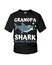 Grandpa Shark - Gift For Grandpa Youth T-Shirt thumbnail