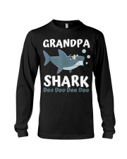 Grandpa Shark - Gift For Grandpa Long Sleeve Tee thumbnail