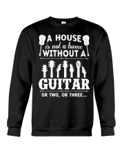 A house is not a home without guitars Crewneck Sweatshirt thumbnail