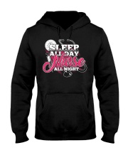 Sleep All Day Nurse All Day T-shirt Nursing Shirt Hooded Sweatshirt thumbnail