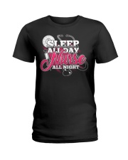 Sleep All Day Nurse All Day T-shirt Nursing Shirt Ladies T-Shirt thumbnail