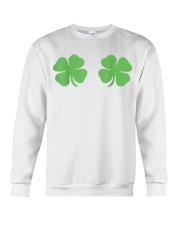Irish Shamrock Boobs St Patricks Day Crewneck Sweatshirt thumbnail