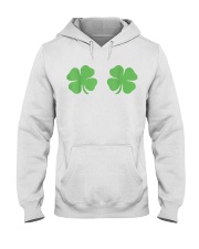 Irish Shamrock Boobs St Patricks Day Hooded Sweatshirt thumbnail