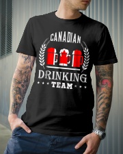 Canadiann Drinking Team Classic T-Shirt lifestyle-mens-crewneck-front-6