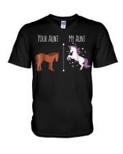 Your Aunt MY Aunt Gift For Your Nephew and Niece V-Neck T-Shirt thumbnail