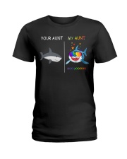 Your Aunt - My Auntie Shark Ladies T-Shirt thumbnail