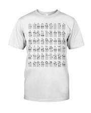 Ukulele chords mug and shirt Classic T-Shirt thumbnail