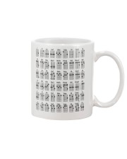 Ukulele chords mug and shirt Mug front
