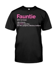 Fauntie Funny Definition Classic T-Shirt front