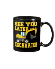 See You Later Excavator Funny T-shirt For Kids Mug thumbnail