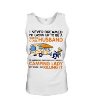 Super cool husband of camping lady Unisex Tank thumbnail