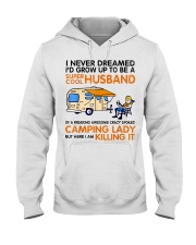 Super cool husband of camping lady Hooded Sweatshirt thumbnail