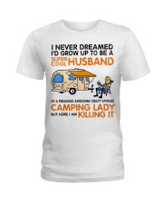 Super cool husband of camping lady Ladies T-Shirt thumbnail