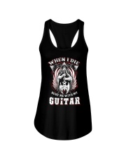 When i die bury me with my guitar Ladies Flowy Tank thumbnail