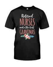 Womens Retired Nurse Classic T-Shirt front