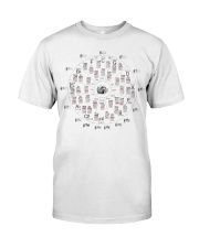 Circle of fifths design Classic T-Shirt front