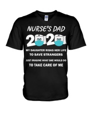 My Daughter Risks Her Life To Save Strangers V-Neck T-Shirt thumbnail