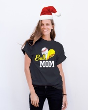 Baseball Mom Classic T-Shirt lifestyle-holiday-crewneck-front-1