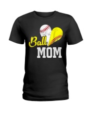 Baseball Mom Ladies T-Shirt thumbnail