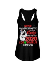 Never Underestimate A Nurse Ladies Flowy Tank thumbnail