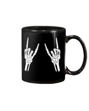 Rock n roll skeleton hand cool design for you Mug thumbnail