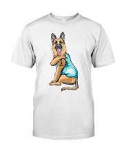 For German Shepherd Mom - I Love Mom Classic T-Shirt front