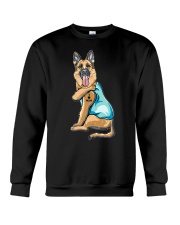 For German Shepherd Mom - I Love Mom Crewneck Sweatshirt thumbnail