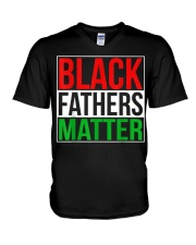 Black Fathers Matter V-Neck T-Shirt thumbnail