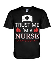 Trust Me I'm A Nurse T-shirt V-Neck T-Shirt thumbnail