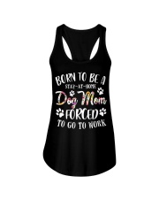 Born To Be A Stay-at-home Dog Mom Ladies Flowy Tank thumbnail