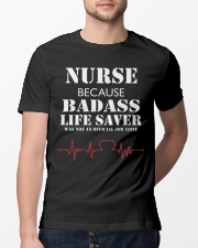 Nurse Because Classic T-Shirt lifestyle-mens-crewneck-front-13