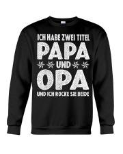 UND ICH ROCKE SIE BEIDE Crewneck Sweatshirt thumbnail