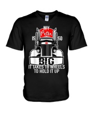 Funny Trucker Gift V-Neck T-Shirt thumbnail