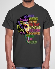 I Am The Storm Strong African Woman Classic T-Shirt garment-tshirt-unisex-front-03