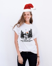 Keep your soul clean and your boót dirty Classic T-Shirt lifestyle-holiday-crewneck-front-1