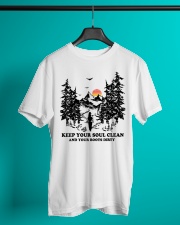 Keep your soul clean and your boót dirty Classic T-Shirt lifestyle-mens-crewneck-front-3