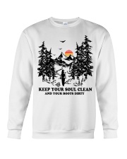 Keep your soul clean and your boót dirty Crewneck Sweatshirt thumbnail