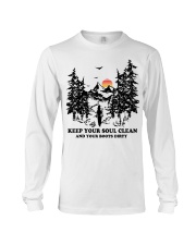 Keep your soul clean and your boót dirty Long Sleeve Tee thumbnail