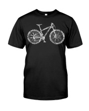 MTB Typo Design Classic T-Shirt front