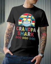 Grandpa Shark Vintage Classic T-Shirt lifestyle-mens-crewneck-front-6