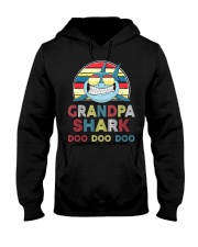 Grandpa Shark Vintage Hooded Sweatshirt thumbnail