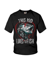 This Kid Loves To Fish Youth T-Shirt front