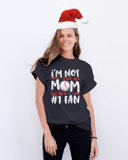 Im Not Just His Mom Im His Number 1 Fan Classic T-Shirt lifestyle-holiday-crewneck-front-1