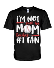 Im Not Just His Mom Im His Number 1 Fan V-Neck T-Shirt thumbnail