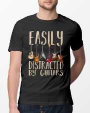 Easily distracted by guitars Classic T-Shirt lifestyle-mens-crewneck-front-13