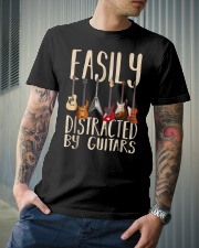 Easily distracted by guitars Classic T-Shirt lifestyle-mens-crewneck-front-6