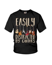 Easily distracted by guitars Youth T-Shirt thumbnail